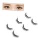 minkissy Fake Eye Lashes 3 Pairs Fake Eyelash Natural Eyelashes False Eyelash Long Thick Eyelashes Fake Lashes Cross False Eyelashes - Buy Online on GoSupps.com
