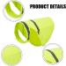 Fluorescent Orange Reflective Safety Vest for Dogs - Adjustable Warning Vest with Velcro Fastener | M Size - Enhance Night Safety - Buy Online on GoSupps.com
