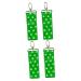 Didiseaon 4 Pcs Clover Keychains St. Patrick's Day Lipstick Keychains for Women