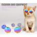 5pcs dog eyes wear pets sunglasses multi -colored for cat dog pet products photos props accessories pet requirement cat glasses toys