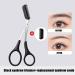 QUUPY Precision Eyebrow Trimmer Shear Scissors - Stainless Steel Beauty Tool with Comb and Non-Slip Grips - Buy Online on GoSupps.com