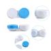 10-Pack Plastic Contact Lens Containers - Travel Set for Safe Lens Protection | Portable Cases in Blue & Purple - Perfect for Home & On-the-Go - Buy Online on GoSupps.com