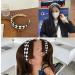 Women's Plaid Headband | Black & White Hair Accessories | 2 Pack for Girls - Buy Online on GoSupps.com