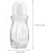 Beaupretty 50ml Refillable Roll-On Glass Bottles - Empty Deodorant & Essential Oil Roller Bottle Set (5pcs) for Massage Oil - Buy Online on GoSupps.com