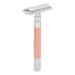 Manual Safety Razor Ergonomic Comfortable Safety Razor for Travel at Home(Copper)