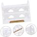 Uonlytech Egg Storage Box Clear Stand Egg Tray for Refrigerator Egg Drawer Egg Preservation Rack Organizer Dog White 25.5X20X10CM - Buy Online on GoSupps.com