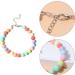 Colorful Dog Pearl Necklace & Adjustable Pet Collar - Stylish Jewelry for Mini Breed Dogs & Cats - Buy Online on GoSupps.com