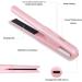 Cordless Hair Straightener - Portable Mini Flat Iron Adjustable Temperature Fast Heating Type-C Rechargeable (Pink) for Travel | Buy Online Now - Buy Online on GoSupps.com