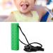 Vingvo Safe Chewable Silicone Bite Ring for Kids with ADHD & Autism - Non-Toxic Food-Grade Green - Buy Online on GoSupps.com