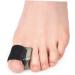 FOMIYES Orthopedic Toe Separator and Straightener - 4 Pairs, Flexible Bunion Corrector for Men and Women - Black, 2.5x2cm - Buy Online on GoSupps.com