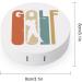 Retro Golf Ball Contact Lens Case with Mirror - Portable Cute Storage Box - Buy Online on GoSupps.com