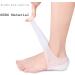 Dr. Pedi Gel Heel Cushion Insole | Invisible Height Elevators 2.5CM White | Arch Support, Heel Protectors | Height Increase Inserts - Buy Online on GoSupps.com