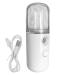 Face Steamer Humidificateur - Face Steamer pour Home Facial | Nettoyage en profondeur Dispositif de brume hydratante sans fil | Outil d'hydratation nano-pulv risation hydratateur de peau portable White
