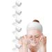 Spa Headband Hair Wrap EUICAE Sweat Headband Head Wrap Hair Towel Wrap Non-slip Stretchable Washable Makeup Headband for Face Wash Facial Treatment Sport Fits All White (White)