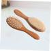 FOMIYES 1 Set Scalp Shampoo Baby Tool Bath Set - Natural Wooden Hair Comb and Brush for Baby Massage and Gentle Hair Care - Buy Online on GoSupps.com
