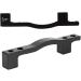 Yosoo Health Gear Disc Brake Adapter - Black Aluminum Alloy | Bicycle Disc Brake Mounting Bracket Adapter with 2 Bolts - A-Pillar F203 R203 Compatibility | 1 Pack - Buy Online on GoSupps.com