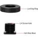  2 Packs - Atmoshue 1/4" Female Thread to Hot Shoe Adapter Hot Shoe Mount Adapter with 1/4 to 1/4" Male Screw Adapter for Magic Arm Monitor Video Light - Buy Online on GoSupps.com