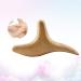 Healifty Trident Shaped Gua Sha Board - Natural Wood Scraping Massage Tool for Spa & Acupuncture - Buy Online on GoSupps.com