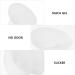 Lurrose Silicone Lip Brush Covers 12pcs Silicone Brush Cover for Makeup Cosmetic Brush Protector Brush Applicator for Women Girls (White) White 1.5x1cm - Buy Online on GoSupps.com