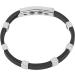 Power Ionics Adjustable Black Bracelet for Men & Women | Healing Pearl Bracelet for Balance Sleep & Relaxation | Soft Silicone Design - Buy Online on GoSupps.com
