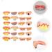 Buy Ibasenice 30 pcs Fake Gnarled Teeth - Halloween Costume & Cosplay Gag Gifts | Random Colors & Styles - Buy Online on GoSupps.com