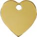 Buy RedDingo Brass Dog Tag - Medium Heart | Durable Customizable Pet ID Tags for International Shipping - Buy Online on GoSupps.com