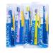 Curaprox 5 x Toothbrush CS 1560 Soft - Manual toothbrush for adults with 1560 Soft CUREN bristles - 5 pieces random color