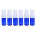 6 Pcs 10ml Empty Refillable Cream Lotion Pump Bottles Portable Travel Cosmetic Bottles with White Press Pump Head for Storing Emulsion Shampoo Etc Blue L 10ml/0.3oz