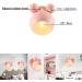 Chao Zan Simple Adjustable Wall Lamp - Kids' Bedroom & Bedside Lighting - Pink Iron & Wood Design E27 Ceiling & Corridor Decor - Buy Online on GoSupps.com