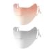 CCAIPU 2Pcs Face Mask for Sun Protection Reusable Washable Breathable Face Mask UV Protection Face Cover Motorcycle Cycling Sport Mask for Outdoor A-Pink/Grey