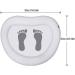 Inflatable Beach Foot Bath - Portable Pool Foot Wash Basin Tub White Inflatable Basin with Pump Foot Soaking Bath Basin for Swimming Pool Clean Feet - Buy Online on GoSupps.com