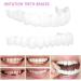 Buy Cosmetic Veneers & Dentures Online | 2 Pairs of Lightening Teeth for Top & Bottom - Buy Online on GoSupps.com
