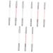 NOLITOY 9 Pcs Fruit Embroidery Pen Brow Pencil Makeup Tool Metal Pen Crystal Pen Miss Make up Cosmetics 1 count (Pack of 1) Assorted Colorx3pcs