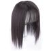 Shop Clip-in Hair Topper for Women | 45 cm Natural Black Crown Toupet for Gray & Showered Hair - Buy Online on GoSupps.com