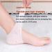 Silicone Gel Heel Sleeve 4 Pairs - Breathable Cushion for Plantar Fasciitis Relief - White & Nude - Buy Online on GoSupps.com