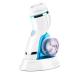 Facial cleaning brush Electrically waterproof facial cleaning brush electric facial brush deep cleaning system massage device rechargeable rotating facial brush blue