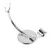 FRCOLOR 2 STK brush holder stainless steel Stable rapid razor trailer Rock stand made of metal shaving razor rack metal stand Gift Individual head zinclegation man organizer silverx2stk 10.5x8.7cmx2pcs