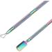 Cuticle Pusher Nail Polish Remover Set with Scraper and Cleaner Professional Stainless Steel Manicure Tools for Women - Buy Online on GoSupps.com