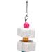 Buy Bird Chew Toy - Mineral Stone Molar Toy with Bell for Cockatoos Budgerigars Parakeets & Lovebirds | Beak Grinding Swing for Pet Birds - International Shipping Available - Buy Online on GoSupps.com