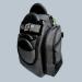 Discology Disc Golf OG V2 Grey & Black Backpack Bag | 26+ Disc Capacity | Durable Design | 2 Large Side Compartments - Buy Online on GoSupps.com