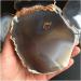 Stone Crafts Natural Original Grey Agate Crystal Gemstone Slice Coaster Reiki Crystal Stone for Home deocration Natural Luster - Buy Online on GoSupps.com
