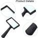 Rectangle 5X Handheld Magnifier for Reading Books Map Hobbies Learning Fault Finding Better Life - Buy Online on GoSupps.com