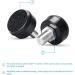 Gefemini 85A Roller Skate Toe Stops - 2 Pcs Adjustable Rubber Brake Blocks for Quad Skates - High-Elastic with Wrench - Black Round Design - Buy Online on GoSupps.com