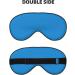 Buy Soft Blue Eye Mask - Adjustable Nighttime Comfort for Men & Women | International Shipping Available - Buy Online on GoSupps.com