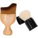 Makeup Brush Portable Curve Black Foundation Brush Foundation Multifunction for Girls Ladies Women Makeup - Buy Online on GoSupps.com