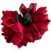Large Silk Flower Bow Hair Claw Jaw Clips Stylish Hair Clamps Wedding Barrettes Hair Accessories for Women and Girls Wine Red - Buy Online on GoSupps.com