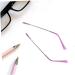 Coolhiya Sunglasses Hinge Replacement - Violet Metal Arm & Leg Bracket | 13.5x0.6cm Glasses Repair Part - Buy Online on GoSupps.com
