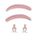 Tytoge reusable eyelash cutting tool with silicone base and legs indispensable eyelash extension accessories for the beauty salon (pink)