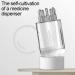 Scalp Applicator Comb & Oil Bottle | Hair Oil Applicator for Medicine & Essential Oils (White) - Perfect Mini Head Massager - Buy Online on GoSupps.com