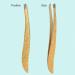 Shlutesoy High Elasticity Rust-Proof Eyelash Tweezer - Mini Colorful Professional Tool for Salon, Golden - Buy Online on GoSupps.com